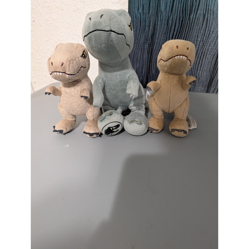 Jurassic World Plush Dinosaur's,(3)